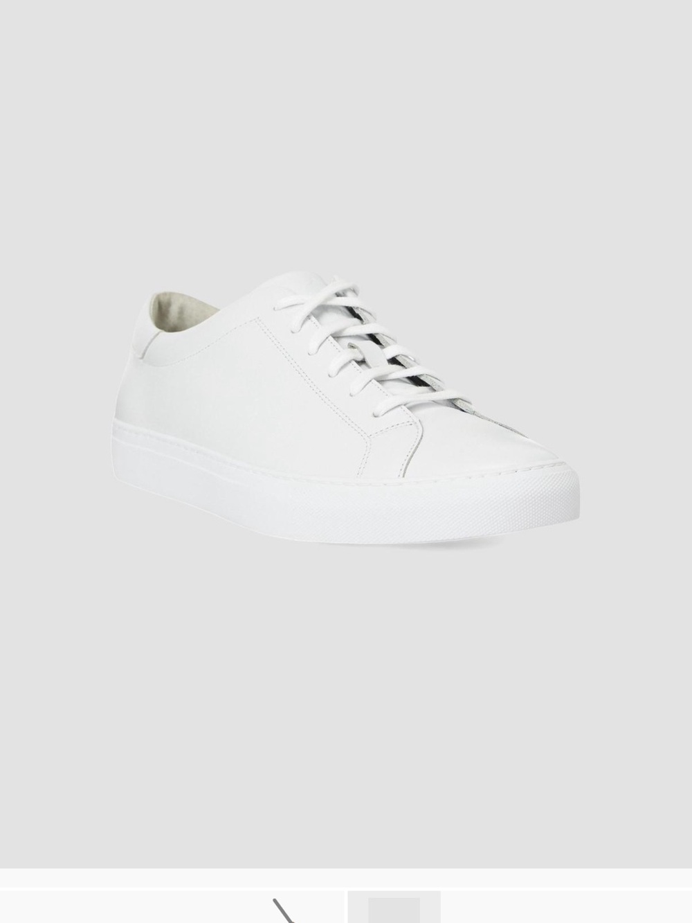 Polo by Ralph Lauren White Low-Top Leather Sneakers